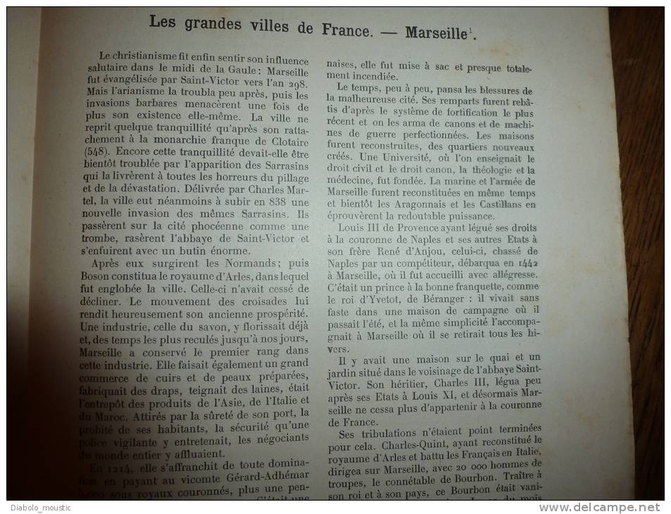 1900   Le Petit Français Illustré :  Tout Sur MARSEILLE.......l'entrée Du NOUVEAU PORT... Etc....... ; - Autres & Non Classés