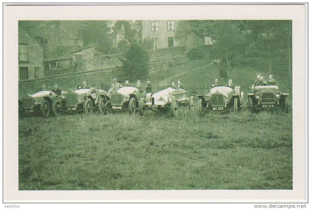 The TALBOT MOTOR RACING TEAM At Plakeley Bridge, 1913  - (CLASSIC RACE CAR) - England - Rally Racing