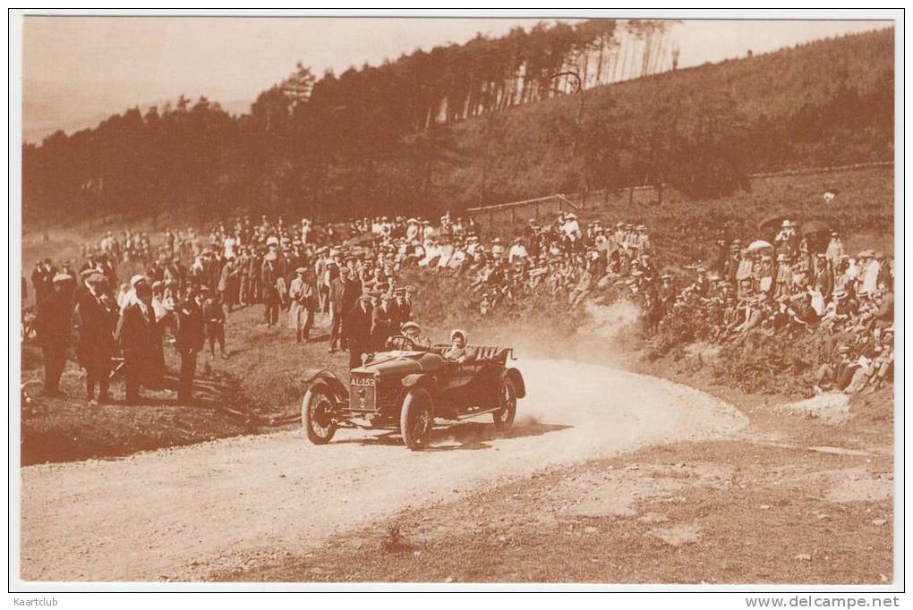 Hill Climb, Caerphilly, 1914: 12/16 SUNBEAM (Woman Driver Miss Starkey) - (CLASSIC RACE CAR) - England - Rallyes