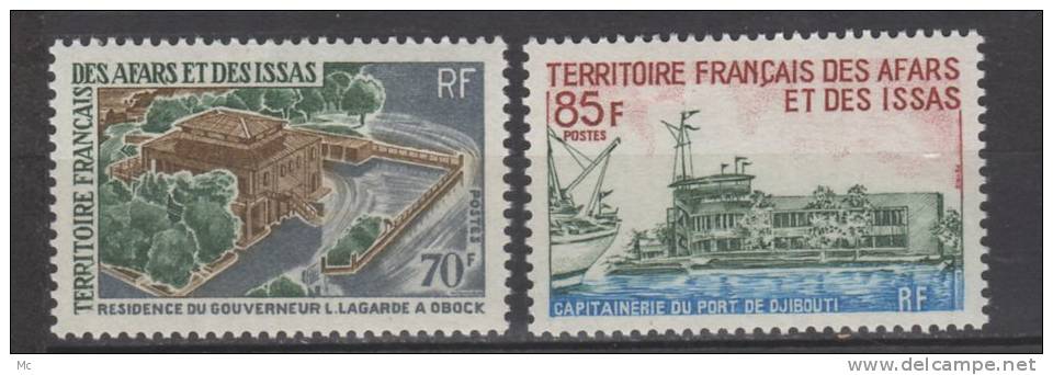 Afars Et Issas N° 349 / 350 Luxe ** - Unused Stamps