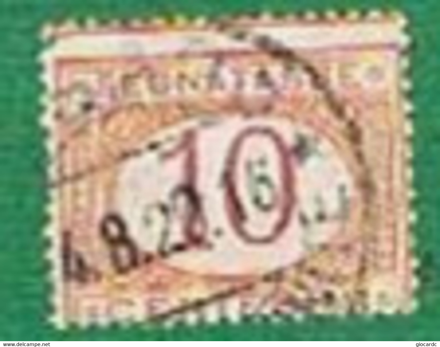 REGNO D'ITALIA  -  UNIF. 6 - 1870 SEGNATASSE 10 CENT.     - USATO - Taxe