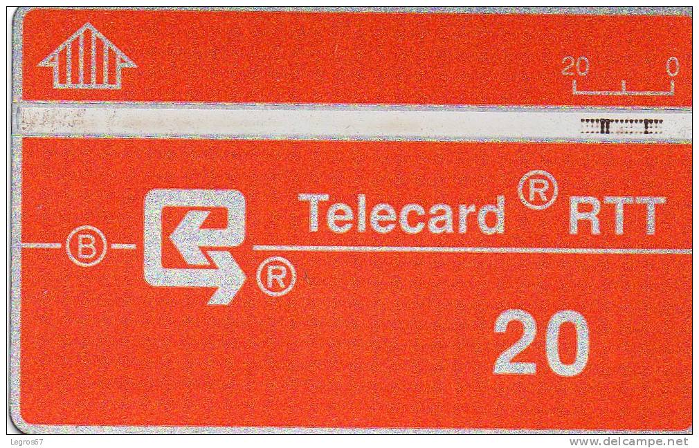 CARTE BELGACOM RTT 20 UNITES - [2] Prepaid & Refill Cards