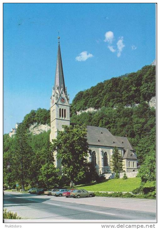 Brochure / Broschüre Kunstmuseum Liechtenstein - Die Kirche St Florin - Vaduz - Arquitectura