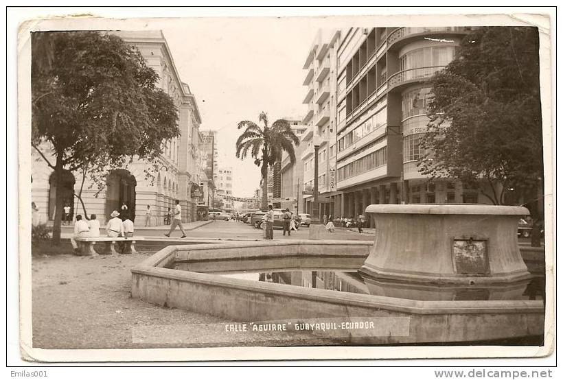 GUAYAQUIL - Calle " Aguirre " , CP Photo . - Equateur
