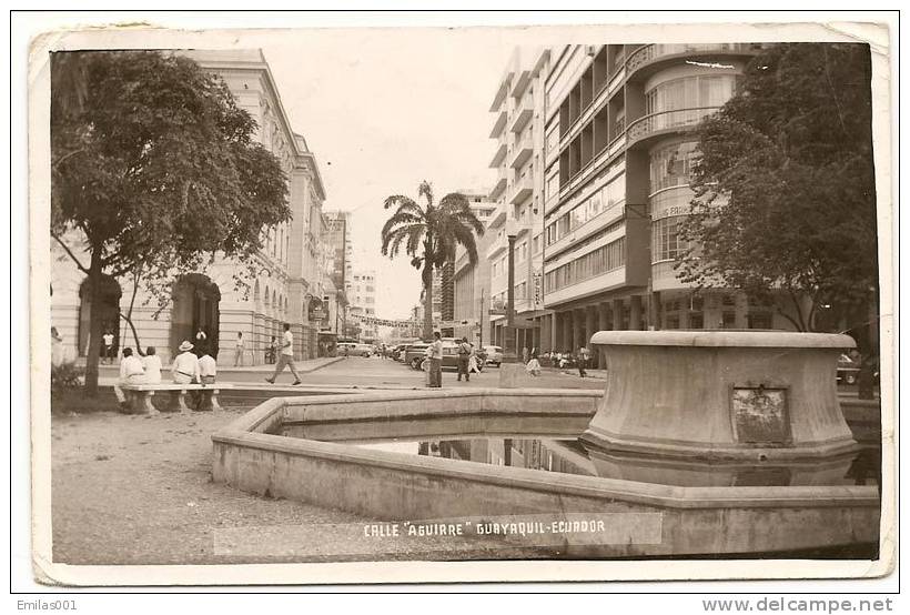 GUAYAQUIL - Calle " Aguirre " , CP Photo . - Ecuador