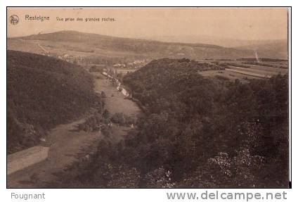 BELGIQUE:RESTEIGNE.(Luxembourg.):1927:Vue Prise Des Grandes Roches.Oblit.Grupont. - Autres & Non Classés