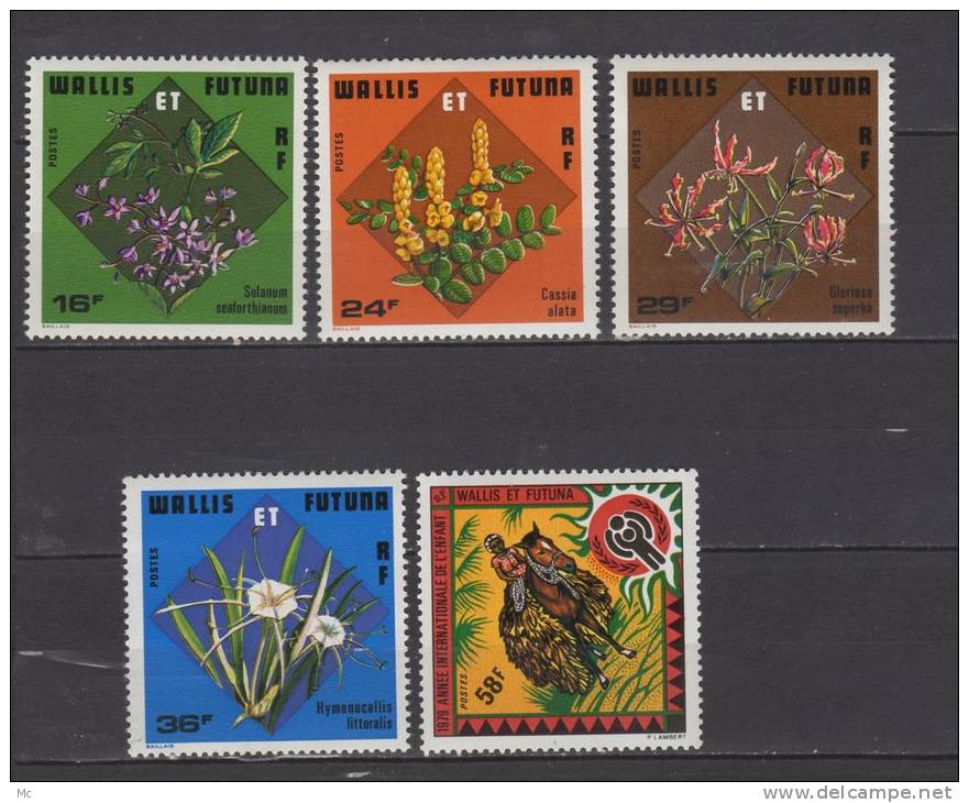 Wallis Et Futuna N° 185 / 188 Luxe ** - Unused Stamps