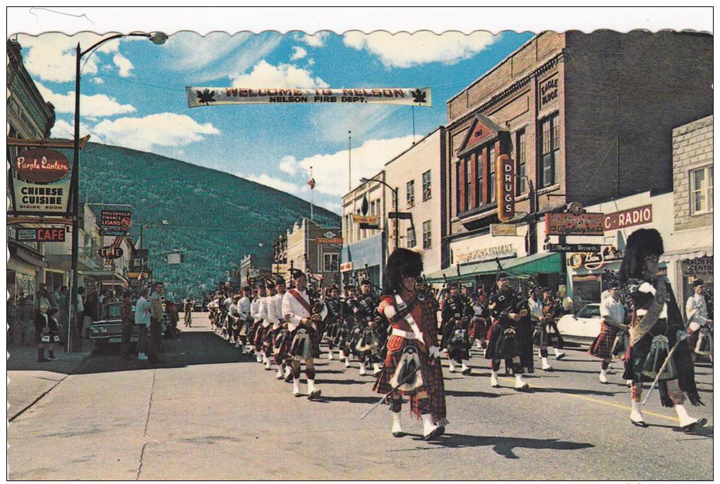 Highland Games Parade , NELSON , B.C. , Canada , PU-1965 - Otros & Sin Clasificación