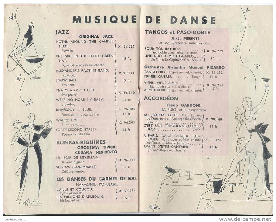 Catalogue Disques/Pathé/Disques à Aiguille/1933-1934      CAT19 - Objets Dérivés