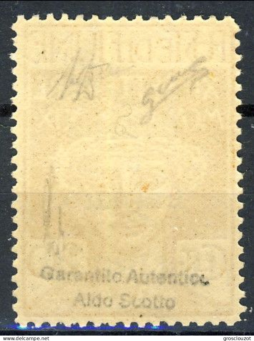 Fiume 1920 N 146 L. 10 Su C. 20 Ocra Sovrastampa Reggenza Italiana Del Carnaro MNH (Diena, BIONDI, SCOTTO) Cat. € 2225 - Fiume