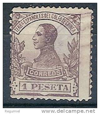 Guinea U 095 (o) Alfonso XIII. 1912 - Guinea Española