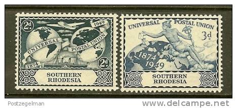 SOUTHERN RHODESIA 1949 Mint Never Hinged Stamps U.P.U. 70-71 - U.P.U.