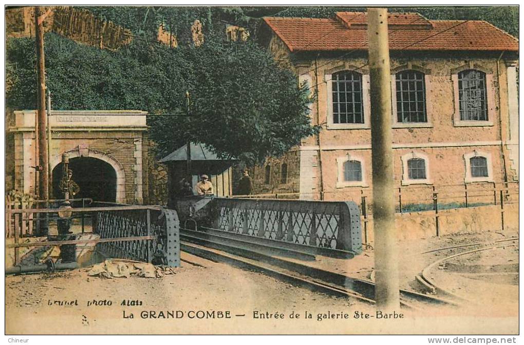 LA GRAND COMBE ENTREE DE LA GALERIE SAINTE BARBE - La Grand-Combe