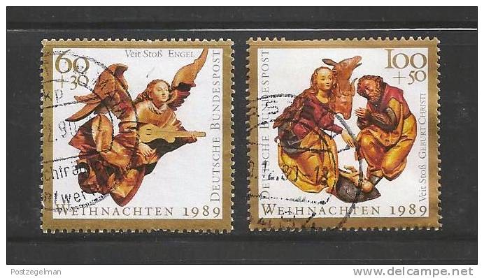 GERMANY 1989 Used Stamp(s)  Christmas Nrs. 1442-1443 - Used Stamps