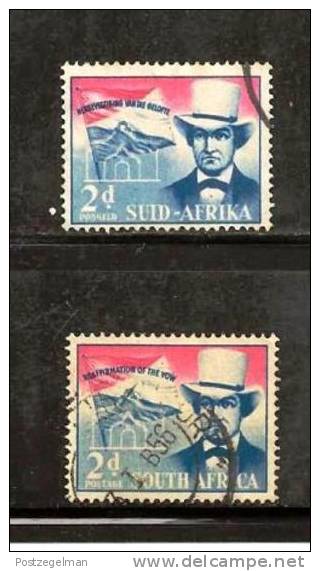 SOUTH AFRICA UNION 1955 Used Stamps Pietermaritzburg  Nrs. 255-256 - Used Stamps
