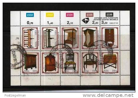 SOUTH AFRICA 1992 CTO Block 845-854 Cape Furniture #5377 - Used Stamps