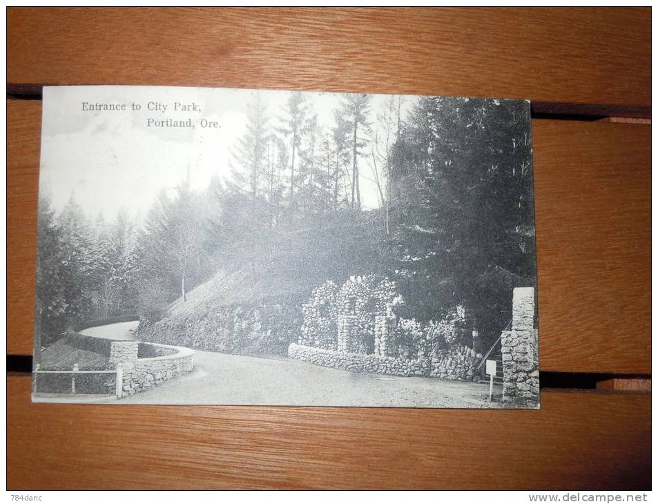 Entrance To City Park, Portland, Ore - Portland