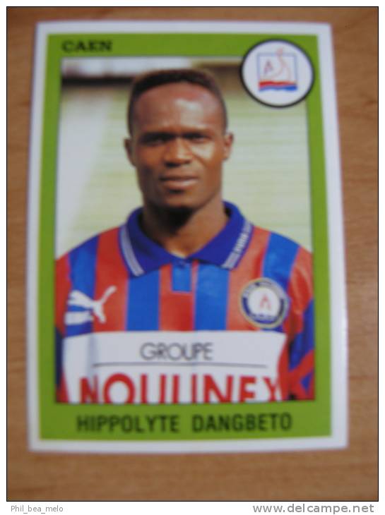 FOOT STICKER FRANCE PANINI FOOT 94 EN IMAGES N°041 HIPPOLYTE DANGBETO - CAEN - IMAGE NEUVE - Edition Française