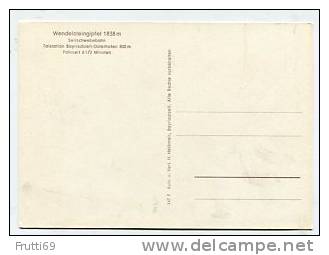 GERMANY - AK 154057 Wendelsteingipfel 1838 M - Seilschwebebahn - Other & Unclassified