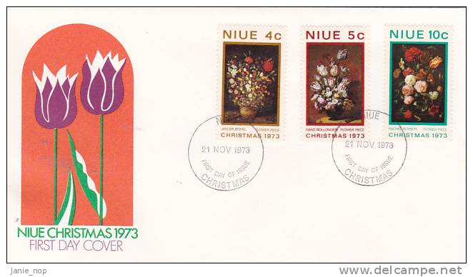 Niue 1973 Chrismas FDC - Niue