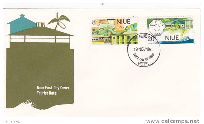 Niue 1975 Tourist Hotel  FDC - Niue