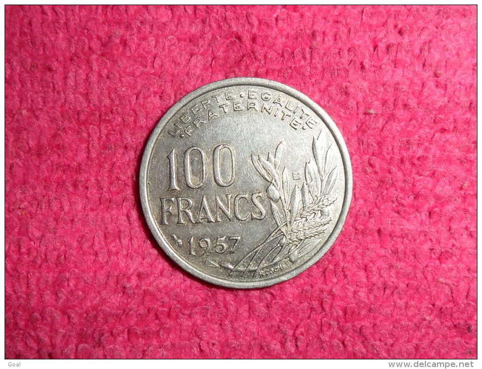 100 Francs "Cochet" 1957B / TTB.++(Monnaie Beaucoup Plus Belle Que Photo) - Autres & Non Classés