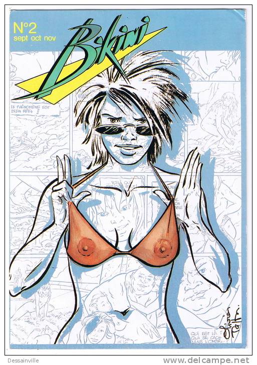 BIKINI N°2  CARTE HORS COMMERCE - Cómics