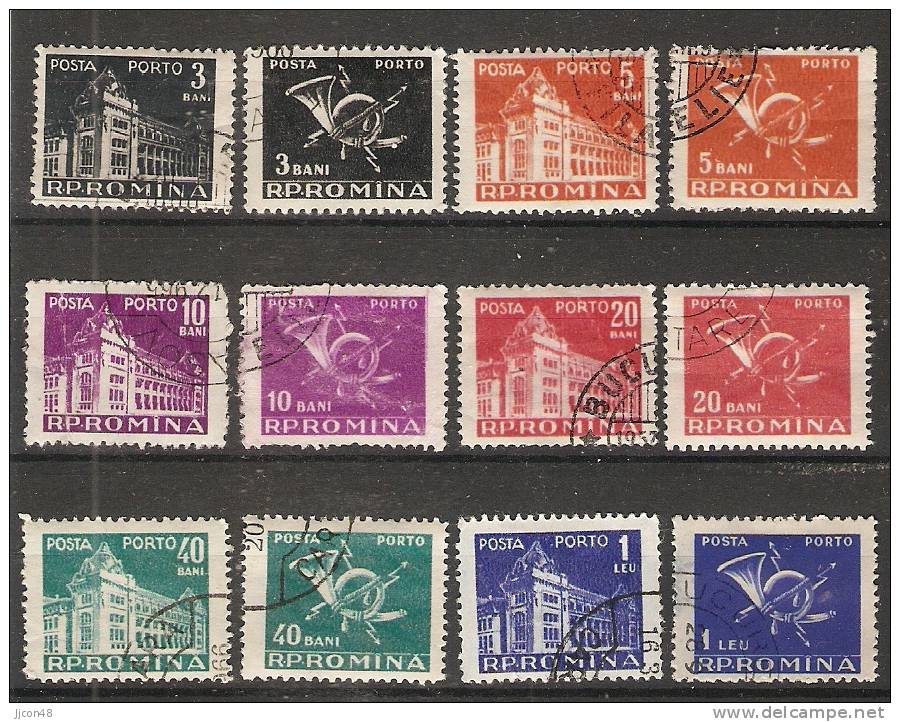 Romania 1957  (o) - Postage Due