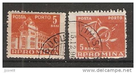 Romania 1957  (o) - Postage Due