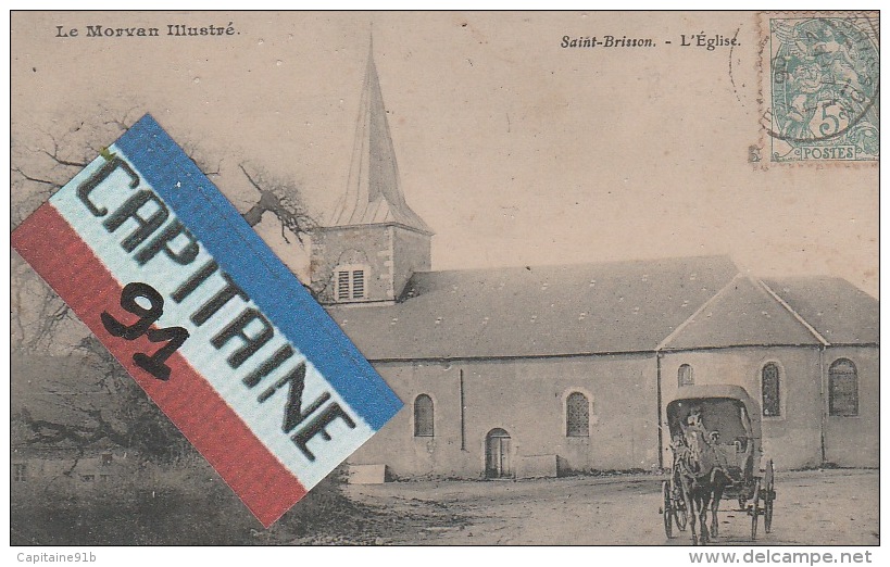 CPA SAINT BRISSON NIEVRE L EGLISE - Sonstige & Ohne Zuordnung