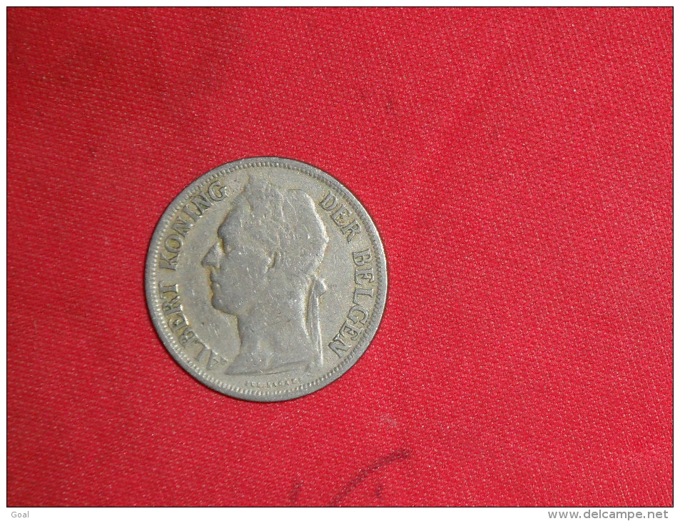 1 Francs "Albert Koning" / (Congo Belge) De 1925 TTB.+(Monnaie Plus Belle Que Photo) - 1910-1934: Albert I