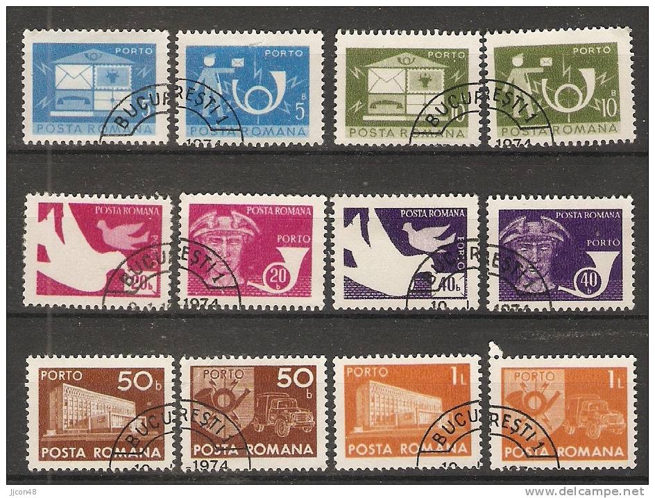 Romania 1974  (o) - Postage Due