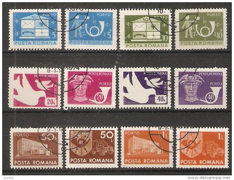 Romania 1974  (o) - Postage Due