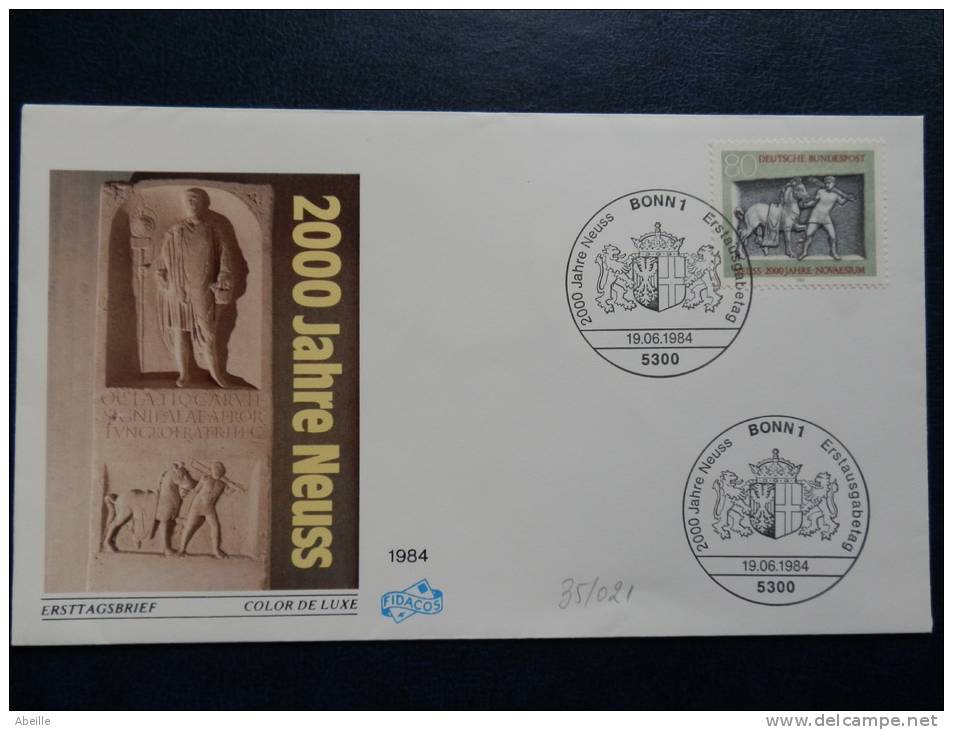 35/021   FDC  ALLEMAGNE - Vor- Und Frühgeschichte