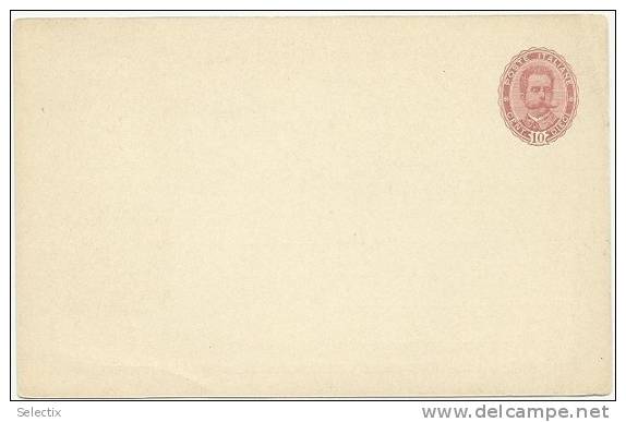 Italy 1895 Postal Stationery Correspondence Card - Stamped Stationery