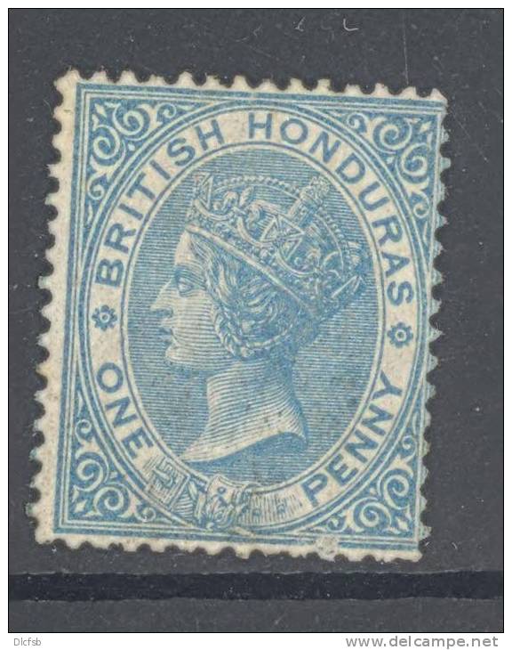 BRITISH HONDURAS, 1865 1d Blue (no Wmk, SG 1)unused NO GUM, Cat £65 - British Guiana (...-1966)