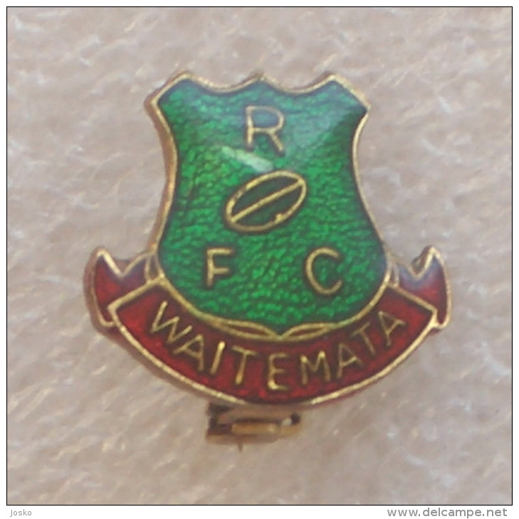 WAITEMATA RUGBY CLUB ( New Zealand  ) Pin Sport Badge Distintivo Anstecknadel - Rugby