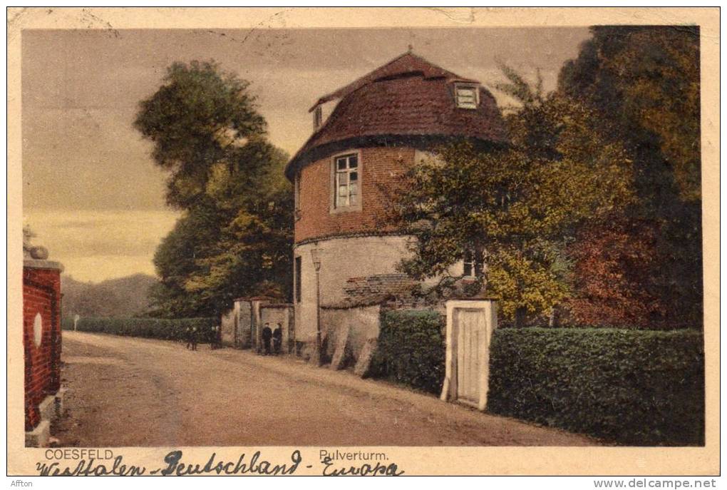 Coesfeld I W Pulverturm 1920 Postcard - Coesfeld