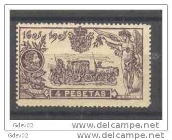 ES265-L2341TVF.España.Spain. Espagne.CEVANTES.EL QUIJOTE .1905.(Ed 265**) SIN Charnela.LUJO - Viñetas De Fantasía