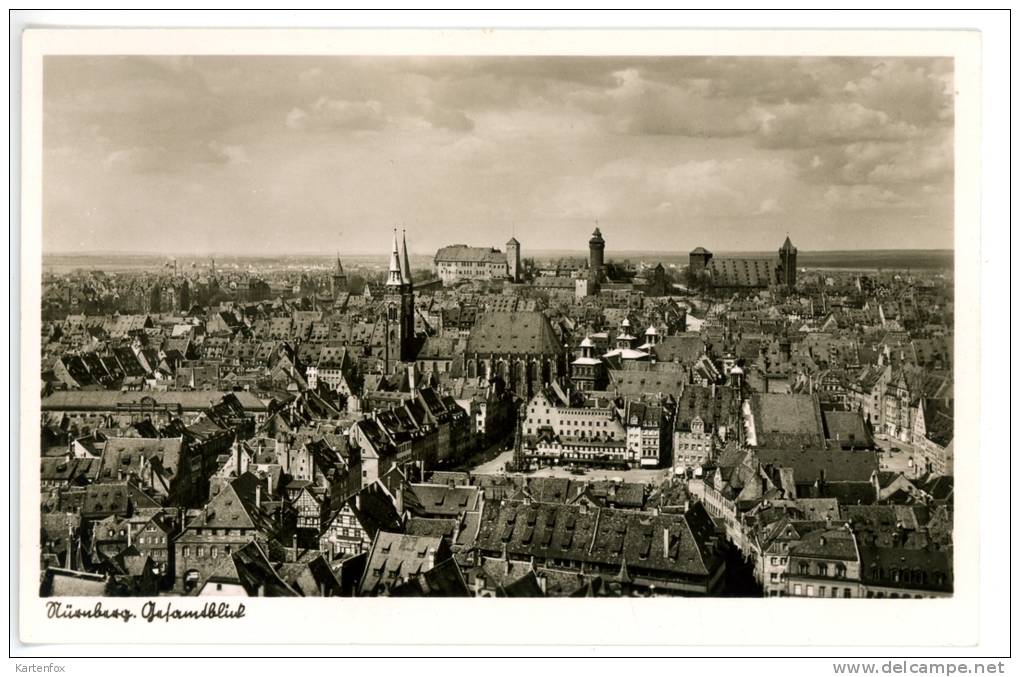 Nürnberg_2 ,Gesamtblick, Liebermann, Ca. 1935/40 - Noerdlingen