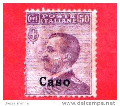 ITALIA - Possedimenti - Egeo - Caso - 1912 - Nuovo - Ordinaria - 50 C. • Effigie Di Vittorio Emanuele III Tipo Michetti - Egée (Caso)