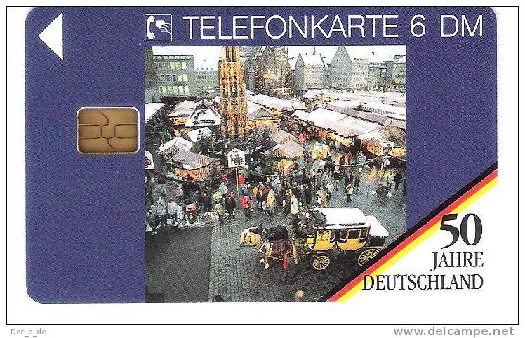 Deutschland - O 2194  10/94 - 50 Jahre Deutschland - Christkindlsmarkt Nürnberg - O-Reeksen : Klantenreeksen