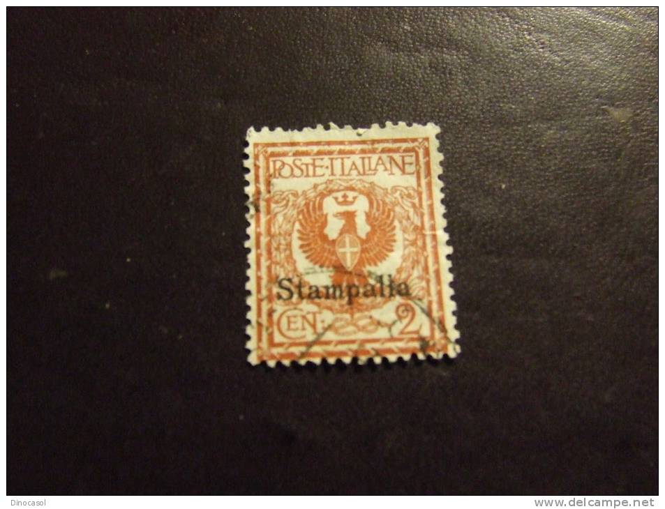 STAMPALIA 1912 ORDINARIA 2 C USATO - Aegean (Stampalia)