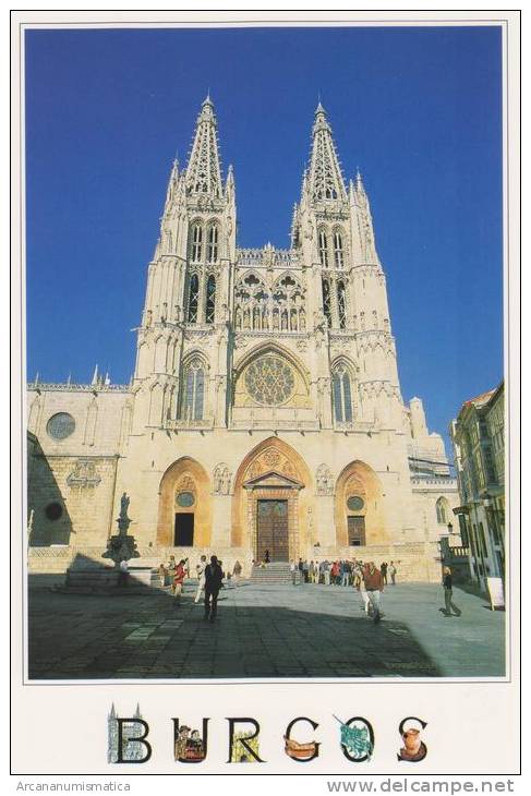 ANSICHTSKARTEN/POSTAL   City Of BURGOS "CATHEDRAL Of BURGOS" (SPANIEN)  DL-1390 - Iglesias Y Catedrales
