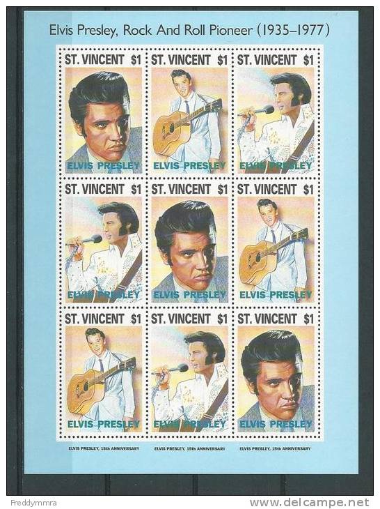 St Vincent:  1617/ 1619  En Feuillet **  (Elvis Presley) - Elvis Presley