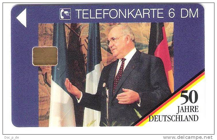 Deutschland - O 2193  10/94 - 50 Jahre Deutschland - Helmut Kohl - Kanzler Der Einheit - O-Reeksen : Klantenreeksen