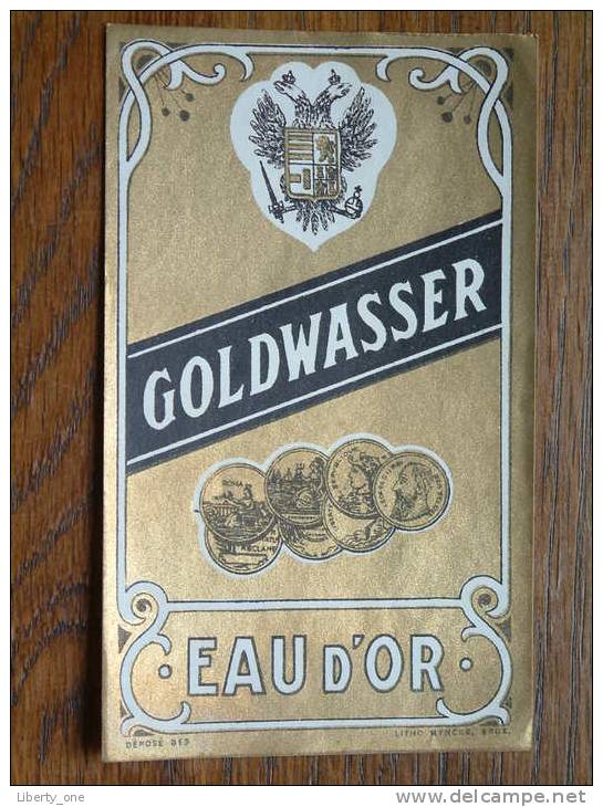 GOLDWASSER EAU D'OR ( Dep 013 (?) - Litho Myncke Brux. ) - ( Details Op Foto ) !! - Other & Unclassified