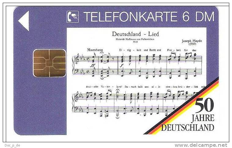 Deutschland - O 081  01/94 - 50 Jahre Deutschland - Nationalhymne - Haydn - O-Series : Customers Sets