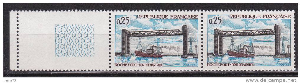 N° 1564 Le Pont De Martron à Rochefort: Une Paire De 2 Timbres - Nuovi