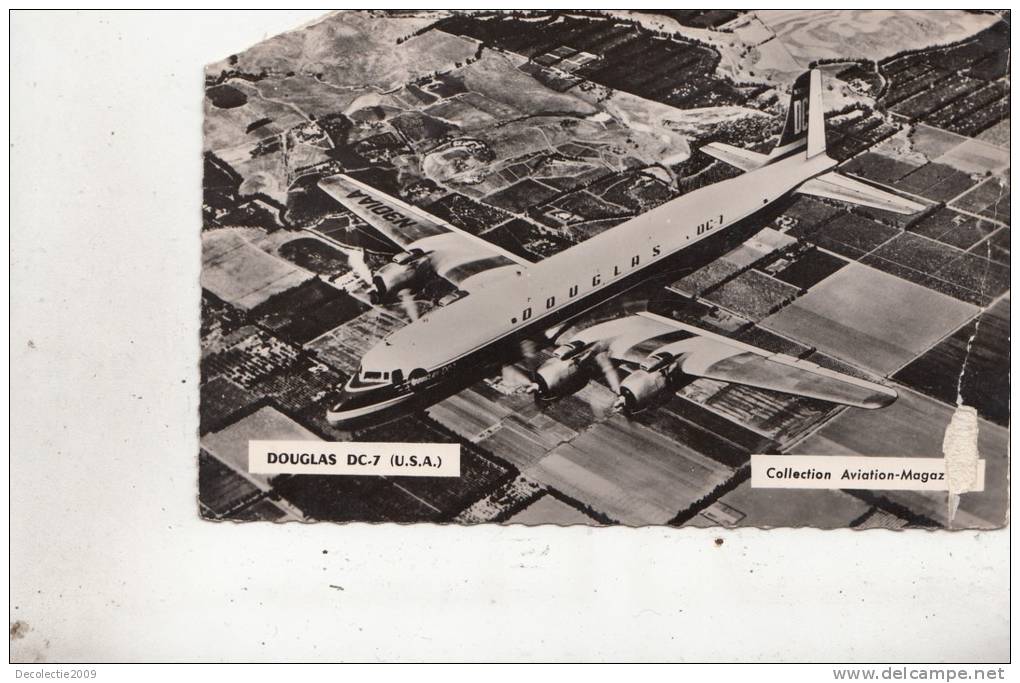 BR57541 Douglas DC7 Collection Aviation   Plane Airplane  2 Scans - 1946-....: Modern Era